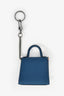 Delvaux Blue Leather Micro Brillant Bag Charm