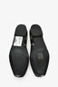 Hermès Black/Grey Satin Jungle Printed Loafers Size 37