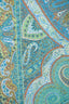 Loro Piana Green/Blue Cashmere/Silk 'Sherazade' Shawl