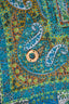 Loro Piana Green/Blue Cashmere/Silk 'Sherazade' Shawl