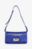 Miu Miu Blue Sequin Pearl Crystal Embellished Crossbody Bag