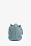 Pre-Loved Chanel™ 2018 Blue Leather Paris-Greece Small Coco Pleats Bucket Bag