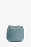 Pre-Loved Chanel™ 2018 Blue Leather Paris-Greece Small Coco Pleats Bucket Bag