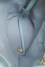 Pre-Loved Chanel™ 2018 Blue Leather Paris-Greece Small Coco Pleats Bucket Bag