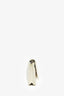Pre-Loved Chanel™ 2014-15 Beige Metallic Caviar Leather Wallet on Chain