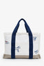 Hermes Bleu Marine Canvas Adada Nappy Bag