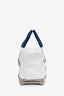 Hermes Bleu Marine Canvas Adada Nappy Bag