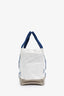 Hermes Bleu Marine Canvas Adada Nappy Bag