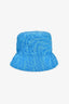 Fendi Blue Zucca FF Vertigo Bucket Hat Size M