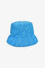 Fendi Blue Zucca FF Vertigo Bucket Hat Size M