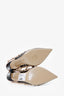 Valentino Black/Nude Pink Patent Leather Cage Rockstud Heels Size 39