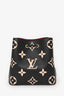 Louis Vuitton Bicolour Leather Giant Monogram Empreinte NéoNoé MM Bucket Bag