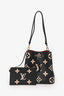 Louis Vuitton Bicolour Leather Giant Monogram Empreinte NéoNoé MM Bucket Bag