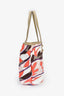 Emilio Pucci Pink/White Print Tote Bag