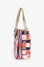 Emilio Pucci Pink/White Print Tote Bag