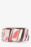 Emilio Pucci Pink/White Print Tote Bag