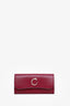 Cartier Burgundy Leather Panther C Wallet