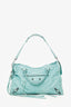 Balenciaga Blue Leather Medium City Bag With Strap