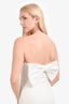Likey White Pearl Embellished 'Helsa' Maxi Dress Size L