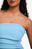 Misha Blue 'Cleo' Ruched Strapless Mini Dress Size XS