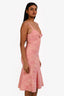 Moschino Cheap and Chic Pink Cotton Bow Detail Midi Dress Size 4