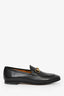 Gucci Black Leather Horsebit 'Jordaan' Loafers Size 37.5