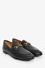 Gucci Black Leather Horsebit 'Jordaan' Loafers Size 37.5