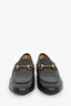 Gucci Black Leather Horsebit 'Jordaan' Loafers Size 37.5