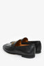 Gucci Black Leather Horsebit 'Jordaan' Loafers Size 37.5