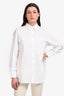 Gucci White Heavy Cotton Button Down Shirt Size 38