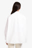 Gucci White Heavy Cotton Button Down Shirt Size 38