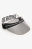 Christian Dior White/Black DiorClub1 Visor