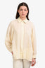 Zimmermann Yellow Ramie Button Down Shirt Size 1
