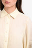Zimmermann Yellow Ramie Button Down Shirt Size 1