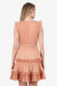 Zimmerman Dusty Rose Pleated Mini Dress Size 1