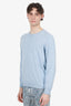 Brunello Cucinelli Blue Cashmere Sweater Size 50 Mens