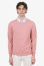 Brunello Cucinelli Pink Cashmere Sweater Size 50 Mens