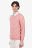 Brunello Cucinelli Pink Cashmere Sweater Size 50 Mens