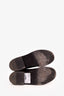 Pre-Loved Chanel™  Brown Leather Camellia Ankle Boots Size 39