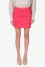 Mother Hot Pink Denim Mini Skirt Size 28