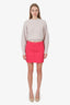 Mother Hot Pink Denim Mini Skirt Size 28