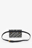 Christian Dior Navy Oblique Jacquard Saddle Belt Pouch
