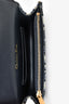 Christian Dior Navy Oblique Jacquard Saddle Belt Pouch