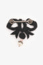 Gucci Pink Crystal Embellished Bow Brooch