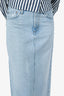 Agolde Blue Denim Midi Skirt Size 26