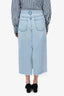 Agolde Blue Denim Midi Skirt Size 26