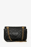 Gucci Black Leather GG Marmont Small Shoulder Bag