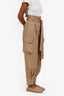 Red Valentino Beige Cargo High-Rise Belted Pants Size 38