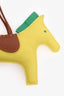 Hermès Yellow/Green Leather Rodeo GM Bag Charm
