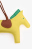 Hermès Yellow/Green Leather Rodeo GM Bag Charm